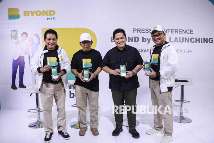 Erick Thohir Hadiri Peluncuran SuperApp BYOND by BSI