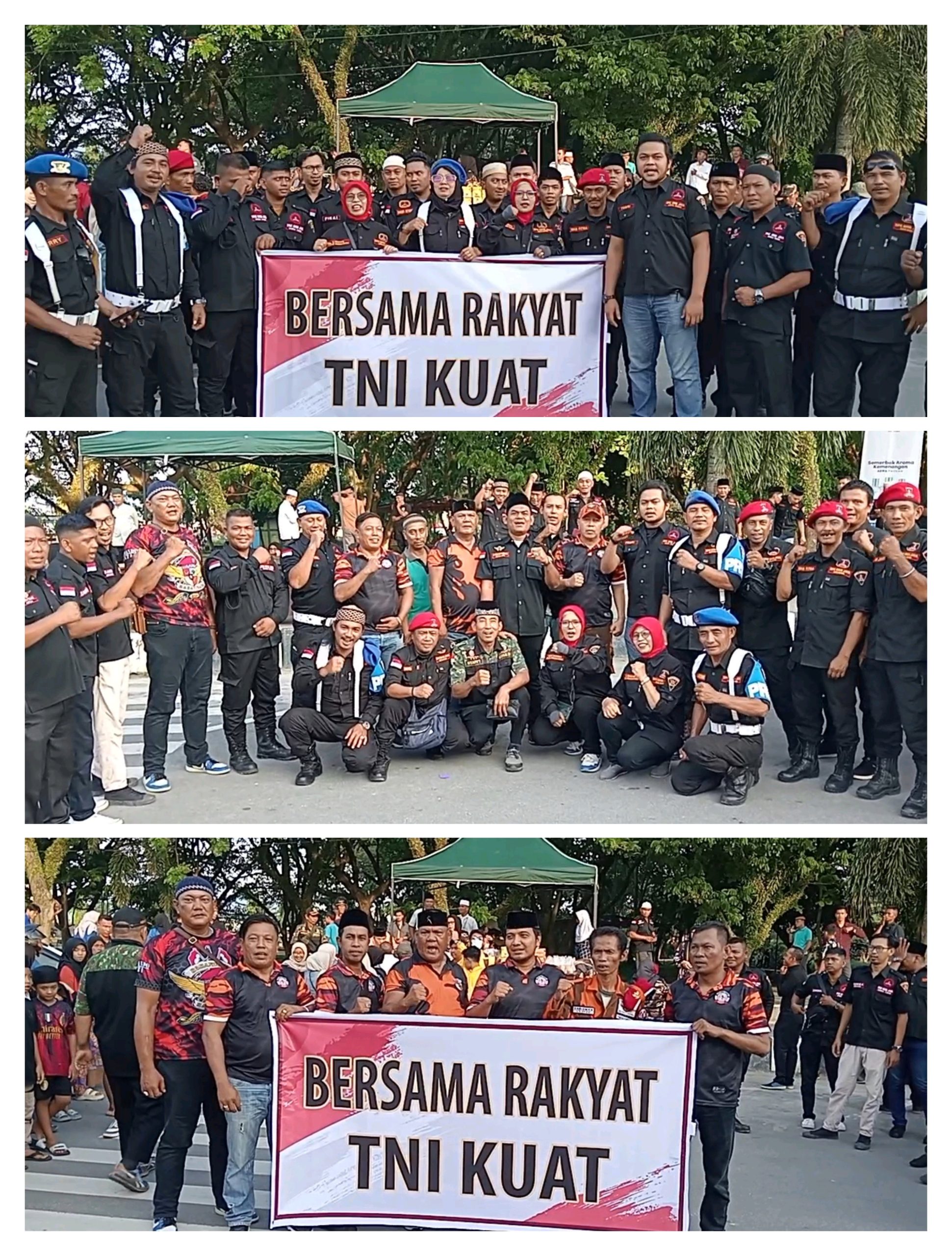Ormas GRIB dan PP Kompak Aksi Simpatik Dukung Revisi UU TNI di Kota Dumai