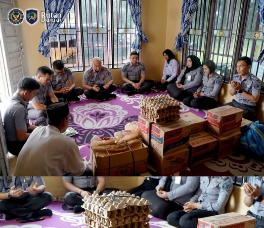 Wujud Kepedulian, Rutan Dumai Berbagi ke Panti Asuhan