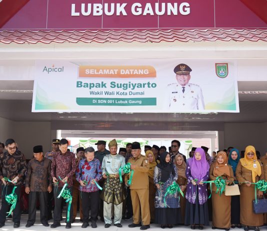 Sekolah Baru, Harapan Baru: Apical dan Pemkot Dumai Resmikan SDN 001 Lubuk Gaung