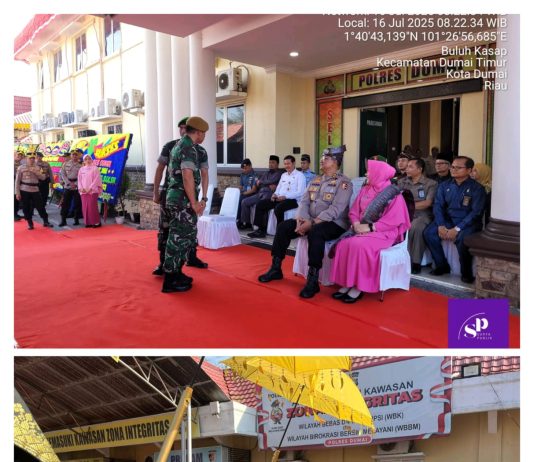 Sertijab Kapolres Dumai, AKBP Angga Febrian Herlambang Resmi Gantikan AKBP Hardi Dinata