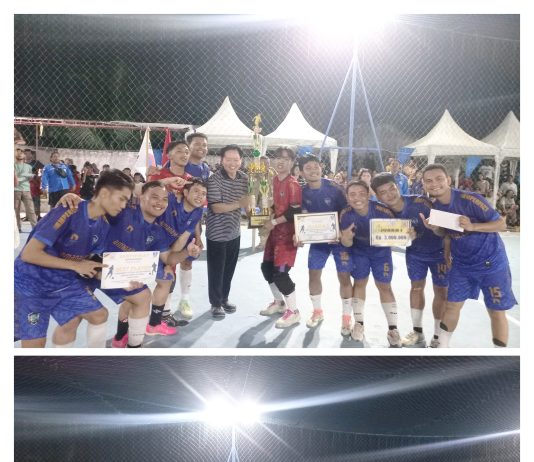HKBP IMMANUEL Juara, Trophy Diserahkan Langsung Tim Ministry Pemuda Korsel