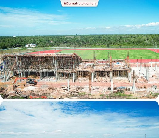 Pembangunan Tribun Stadion Sepakbola Dumai Dikebut, Target Rampung Akhir 2025