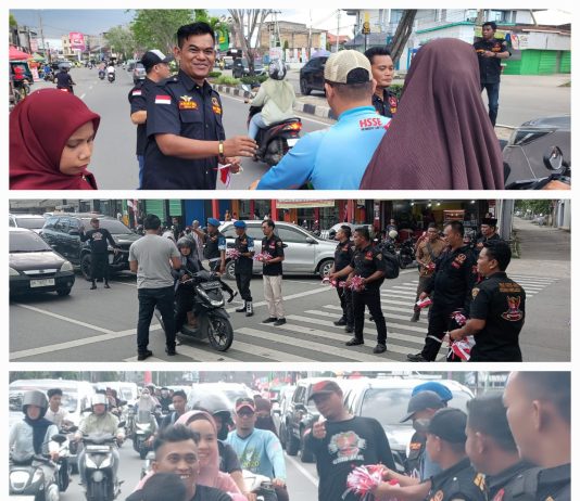 GRIB Jaya Dumai Bagikan 2.400 Bendera Merah Putih, Semarakkan HUT RI ke-80
