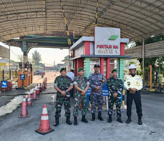 Kodim 0320/Dumai Bersama Komduk dan Komcad Gelar Patroli Gabungan Jaga Harkamtibmas di Kota Dumai