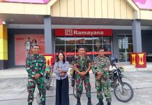 TNI Koramil 01/Dumai Perketat Pengamanan Gudang Bulog, Kejaksaan, dan Kilang Pertamina