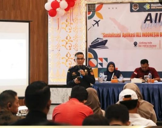 Bea Cukai Dumai Gelar Sosialisasi Aplikasi All Indonesia untuk Permudah Kedatangan Penumpang Luar Negeri