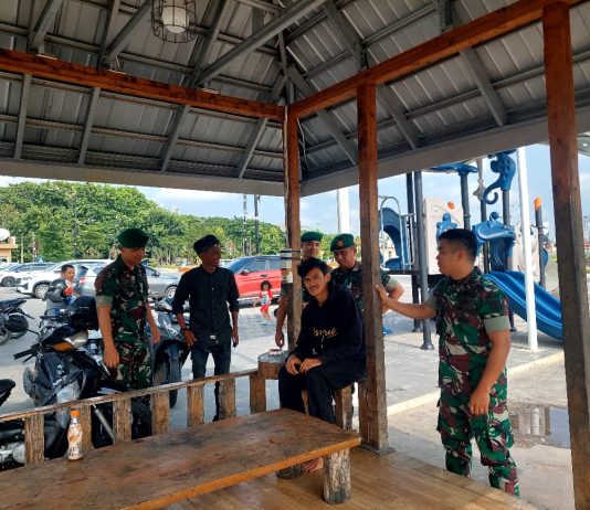 TNI Kodim 0320 Dumai Amankan Objek Vital Lewat Patroli Harkamtibmas