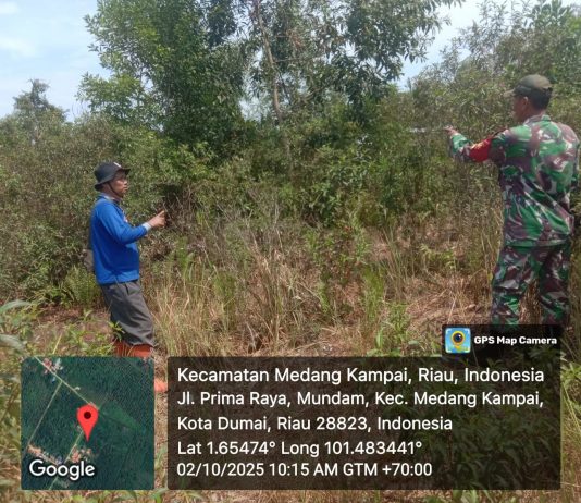 Babinsa Mundam Intensifkan Patroli dan Sosialisasi Karhutla, Ajak Warga Jadi Garda Terdepan Cegah Asap