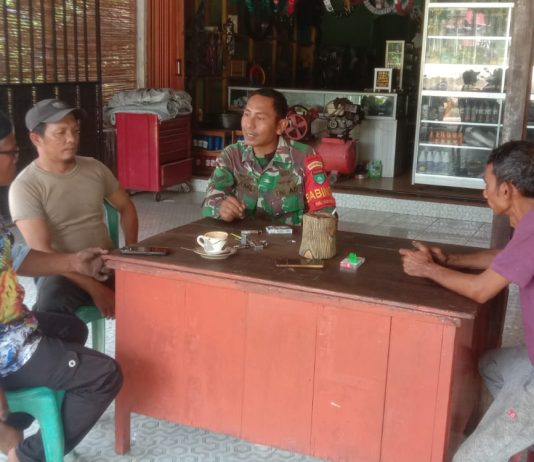 Babinsa Mundam Gelar Sosialisasi Cegah Karhutla di Medang Kampai