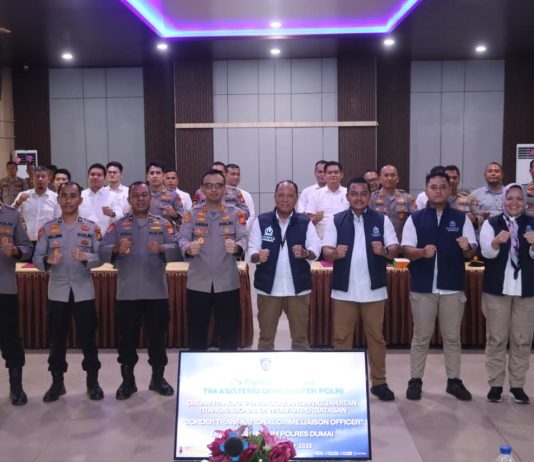 Polres Dumai Terima Asistensi dari Divhubinter Polri dalam Penanggulangan Kejahatan Transnasional