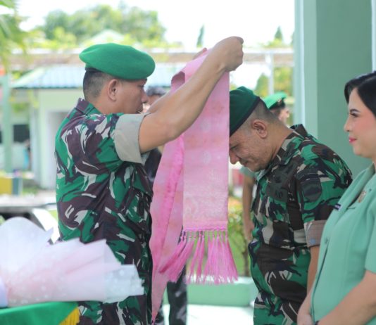 Kodim 0320/Dumai Gelar Tradisi Lepas Sambut Dandim, Letkol Arm Herman Santoso Resmi Jabat Komandan Baru