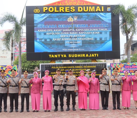 5 Pejabat Polres Dumai Ganti Jabatan, Kapolres: Fokus Layani Masyarakat dengan Lebih Baik