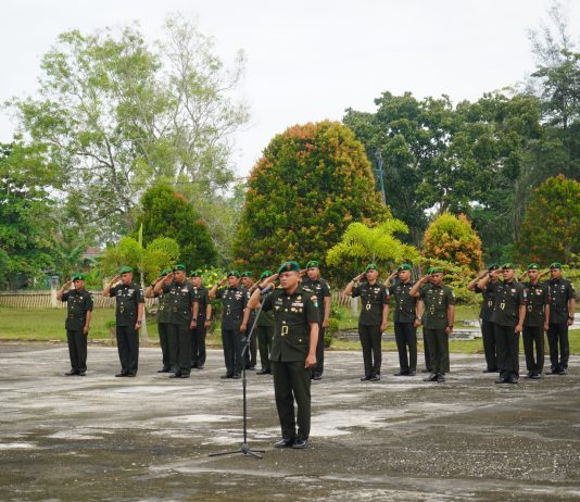 *Kodim 0320/Dumai Gelar Upacara Ziarah Rombongan Peringati Hari Juang TNI AD ke-80 Tahun 2025*