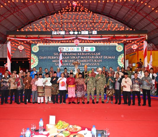 Kopassus Menghadiri Silaturahmi Kebangsaan Dumai, Satrad 104 Dumai Turut Hadir