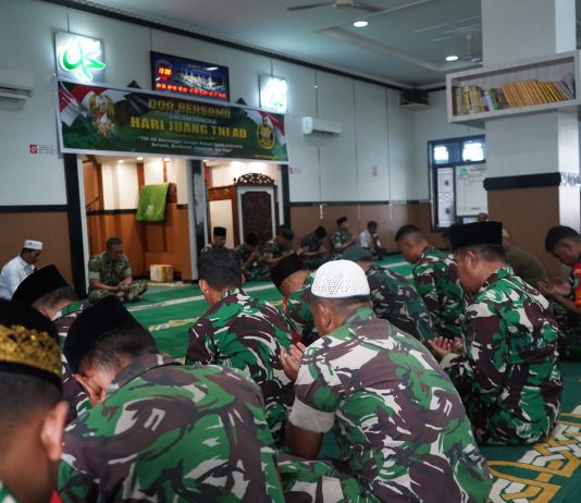 Kodim 0320/Dumai Gelar Doa Bersama Sambut Hari Juang TNI AD ke-80 Tahun 2025