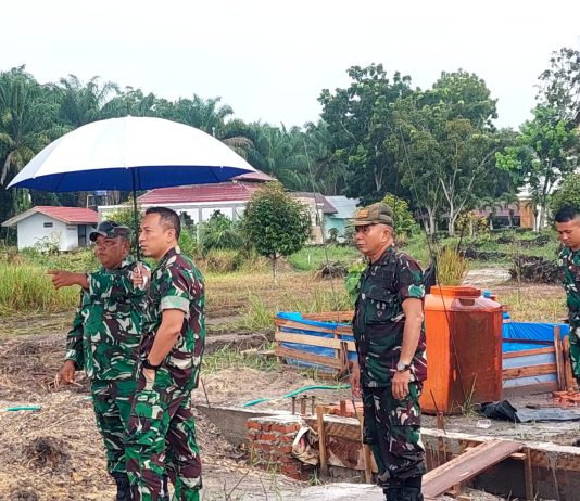 Dandim 0320/Dumai Tinjau Progres Pembangunan KDKMP Bagan Besar