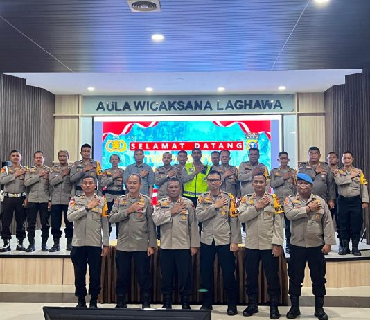 Tim Pamatwil Ops Lilin Lancang Kuning 2025 Polda Riau Periksa Kesiapsiagaan Pengamanan di Polres Dumai