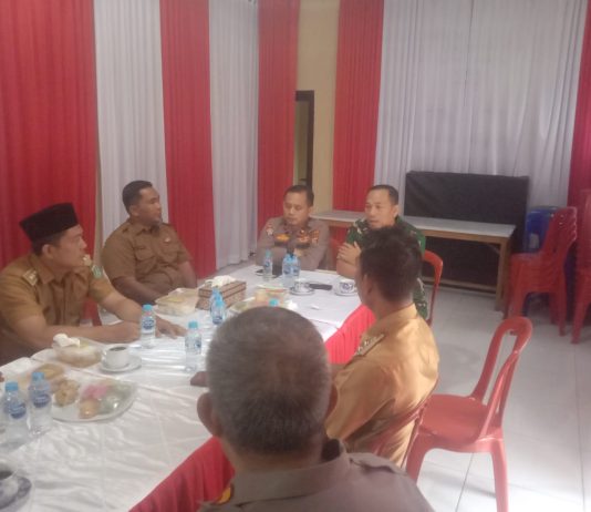 Danramil 01/Dumai Hadiri Rapat Koordinasi Pengamanan Natal dan Tahun Baru 2025–2026 di Dumai Timur