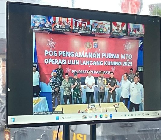 Kapolres Dumai Ikuti Zoom Meeting Kesiapan Sitkamtibmas Natal 2025