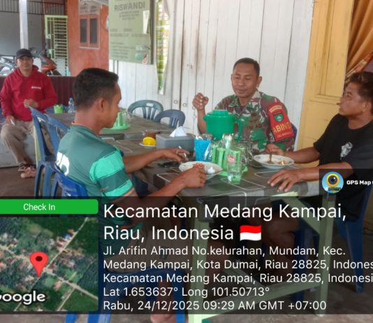 Babinsa Kelurahan Mundam Laksanakan Patroli dan Sosialisasi Pencegahan Karhutla