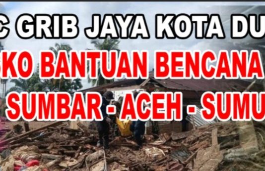 DPC GRIB Jaya Kota Dumai Buka Posko Bantuan Bencana 3–10 Desember 2025 di Jalan Jenderal Sudirman