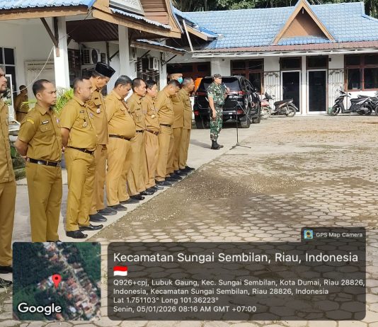 Apel Bersama Kecamatan Sungai Sembilan Perkuat Sinergi Lintas Instansi