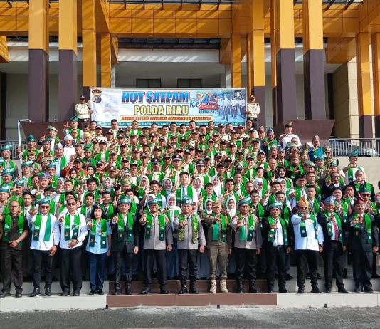 Syukuran HUT Ke 45 Satpam, Kapolda Riau: Peran Satpam Sangat Strategis
