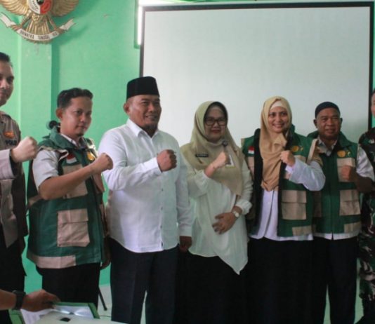 Kodim 0320/Dumai Ikuti Panen Raya dan Pengumuman Swasembada Pangan Nasional Secara Virtual