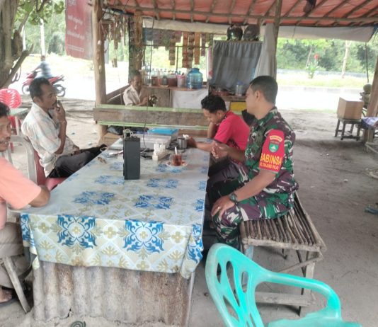Tim Patroli SKK Migas Koramil 01/Dumai Bersama Security Pertamina Laksanakan Patroli Jalur Pipa Minyak