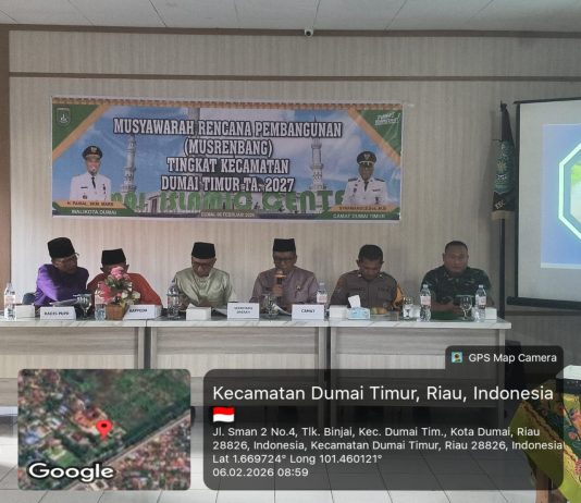 Musrenbang Kecamatan Dumai Timur 2026 Serap Aspirasi Warga untuk Pembangunan