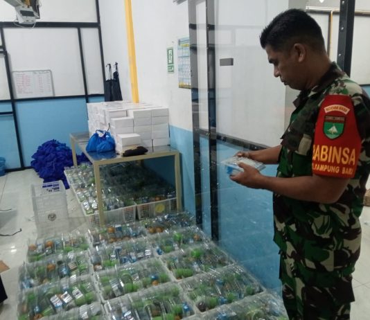 Babinsa Bukit Kapur Dampingi Program Makanan Bergizi Gratis, 3.264 Anak Jadi Penerima Manfaat