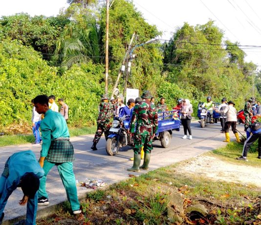 Gerakan Bersih Lingkungan Kota Dumai Perkuat Sinergi TNI-Polri dan Masyarakat