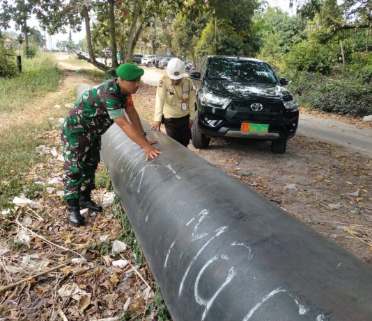 Patroli Pengamanan Jalur Pipa Minyak, Kodim 0320/Dumai Bersinergi dengan SKK Migas dan