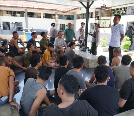 Komitmen Zero Halinar, Rutan Dumai Gelar Razia Kamar Hunian Warga Binaan