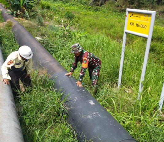Patroli Jalur Pipa PHR di Sungai Sembilan, Wujud Penguatan Binter Kodim 0320/Dumai