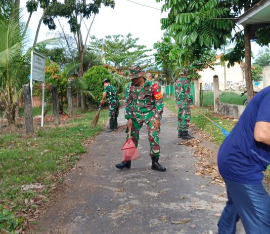 Babinsa Kodim 0320/Dumai Pimpin Goro Kebersihan, Dandim Herman Santoso Ajak Warga Terapkan Zero Waste