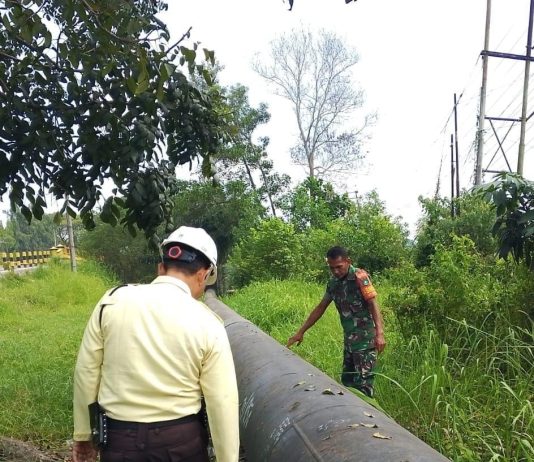 Sinergi TNI dan SKK Migas, Kodim Dumai Amankan Objek Vital Nasional