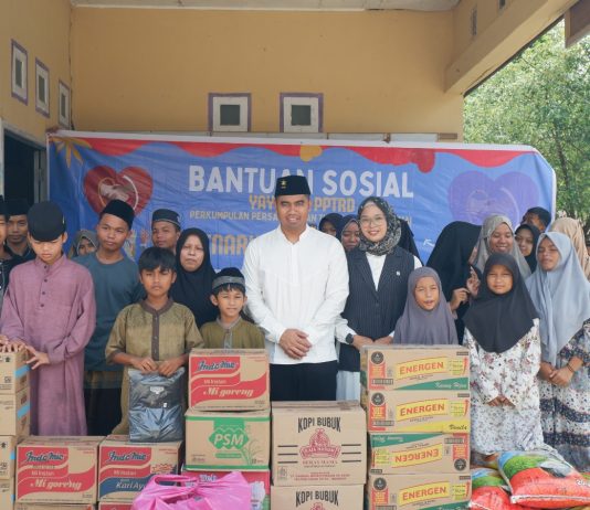 Kolaborasi Nyata Bantu Panti Asuhan di Kota Dumai, Denarhanud 004/WSBY dan PPTRD Berbagi di Bulan Ramadhan