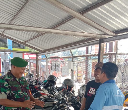 Patroli Pengamanan Objek Vital Nasional, Koramil 01/Dumai Bersama PHR Telusuri Jalur Pipa Minyak di Kota Dumai
