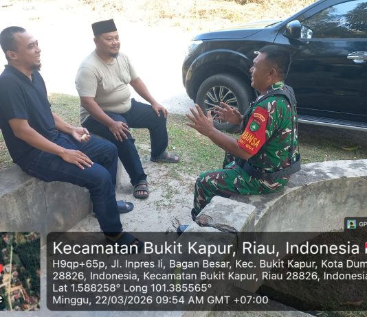 Sinergi TNI dan PHR Perkuat Pengamanan Jalur Pipa Minyak di Bukit Kapur