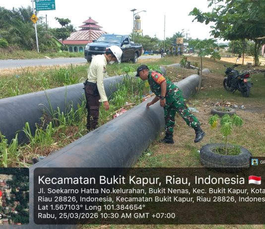 Patroli Gabungan Amankan Jalur Pipa Minyak di Bukit Kapur