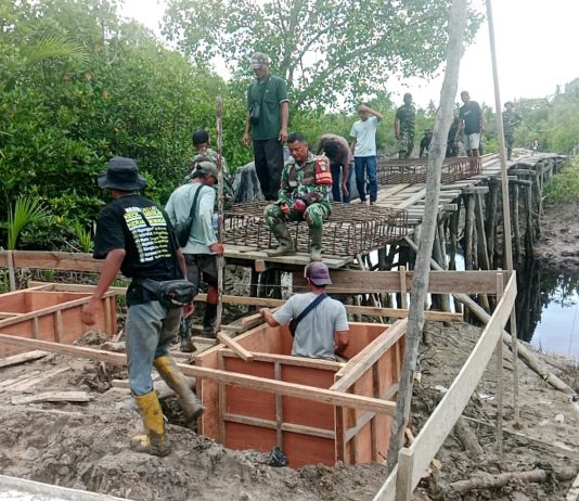 Gotong Royong di Sungai Sembilan, Pembangunan Jembatan Garuda Terus Dikebut