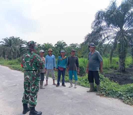 Wilayah Guntung Aman dari Titik Api, Dandim Ajak Warga Jaga Lingkungan