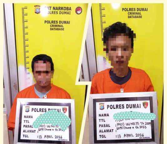 Delapan Paket Sabu Berhasil Disita Satres Narkoba Dari Tangan Dua Pelaku