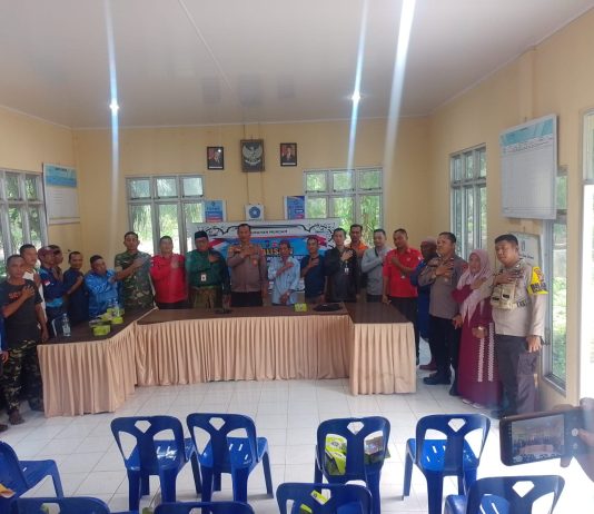 Sinergi Lintas Sektor, Babinsa Mundam Hadiri Sosialisasi Pencegahan Karhutla di Medang Kampai