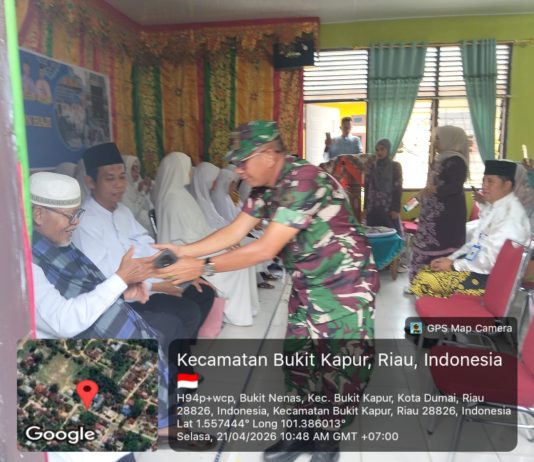 Haru dan Khidmat, 32 Jemaah Calon Haji Bukit Kapur Dilepas dengan Tradisi Tepuk Tepung Tawa