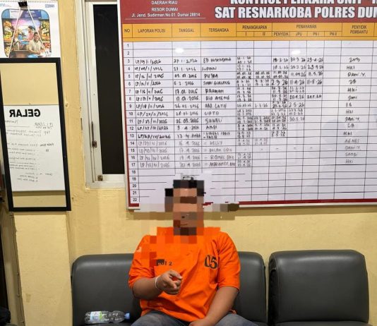 Perang Melawan Narkoba, Satres Narkoba Polres Dumai Tangkap Pemilik Dan Amankan 500 Butir Pil Ekstasi