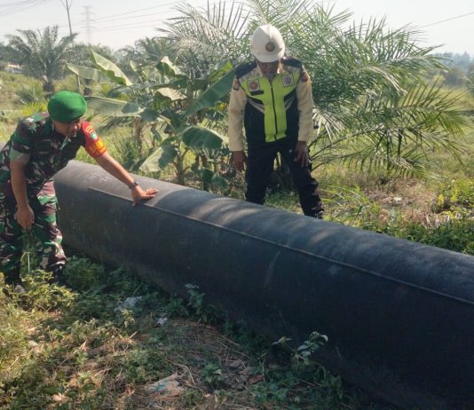 Patroli Terpadu SKK Migas dan Koramil 01/Dumai Perkuat Pengamanan Jalur Pipa Minyak di Dumai