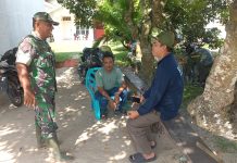 Patroli Terpadu Koramil Bukit Kapur dan SKK Migas Amankan Jalur Pipa, Warga Diberi Edukasi Keamanan